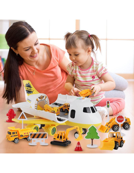 Juego de Construcción DWI Dowellin Set de Aviación y Camiones Juego de Construcción DWI Dowellin Set de Aviación y Camiones