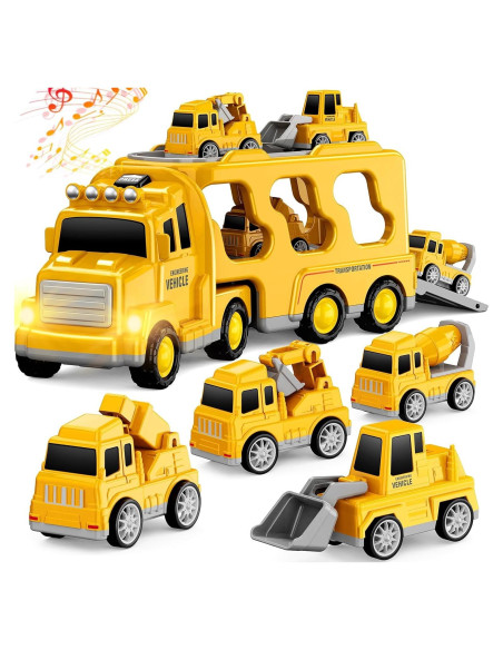 Juguete de Camión Transportador FunMission 5 en 1 para Niños Juguete de Camión Transportador FunMission 5 en 1 para Niños