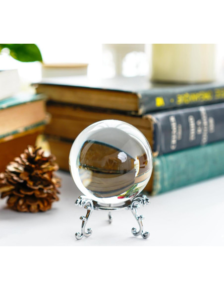 Bola de Cristal Transparente ZEERSHEE 60mm Decorativa Bola de Cristal Transparente ZEERSHEE 60mm Decorativa