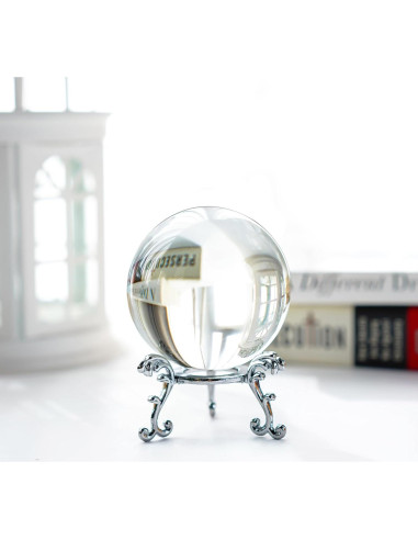 Bola de Cristal Transparente ZEERSHEE 60mm Decorativa