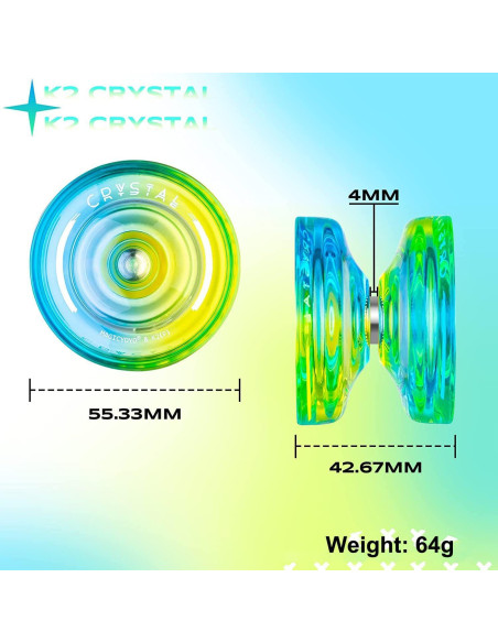 Yoyo MAGICYOYO K2 Responsivo y No Responsivo + Accesorios Yoyo MAGICYOYO K2 Responsivo y No Responsivo + Accesorios