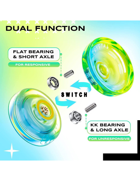 Yoyo MAGICYOYO K2 Responsivo y No Responsivo + Accesorios Yoyo MAGICYOYO K2 Responsivo y No Responsivo + Accesorios