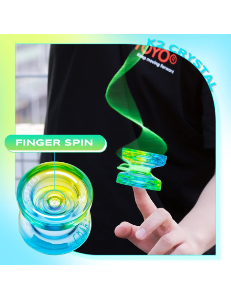 Yoyo MAGICYOYO K2 Responsivo y No Responsivo + Accesorios Yoyo MAGICYOYO K2 Responsivo y No Responsivo + Accesorios