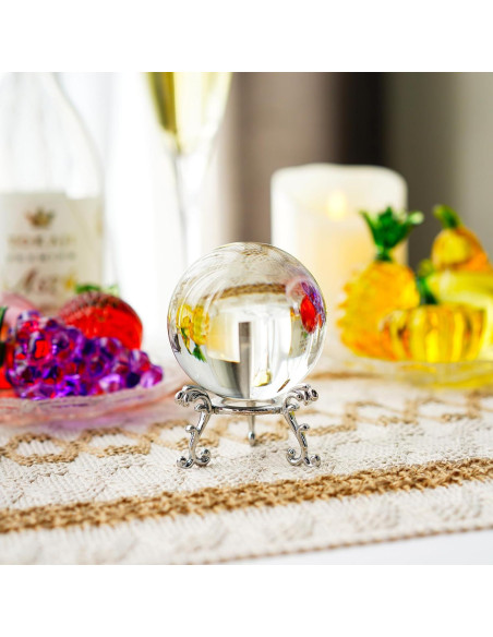 Bola de Cristal Transparente ZEERSHEE 60mm Decorativa Bola de Cristal Transparente ZEERSHEE 60mm Decorativa