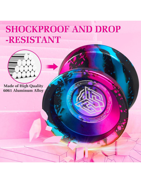 Yoyo Profesional YOYOSTUDIO H17 Doble Función Metal 141g Yoyo Profesional YOYOSTUDIO H17 Doble Función Metal 141g