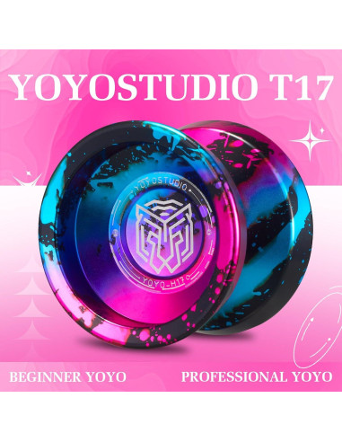 Yoyo Profesional YOYOSTUDIO H17 Doble Función Metal 141g