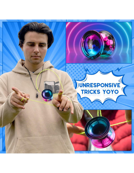 Yoyo Profesional FETESNICE Metálico para Niños y Adultos Yoyo Profesional FETESNICE Metálico para Niños y Adultos