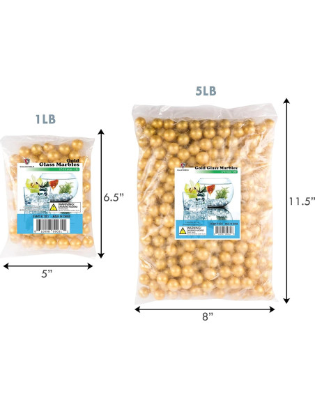 Canicas Galashield Doradas 2,27 kg para Jarrones 400 pcs Canicas Galashield Doradas 2,27 kg para Jarrones 400 pcs