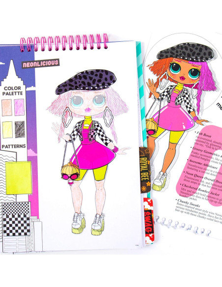 Cuaderno de Dibujo L.O.L. Surprise! O.M.G. 350 Piezas Cuaderno de Dibujo L.O.L. Surprise! O.M.G. 350 Piezas