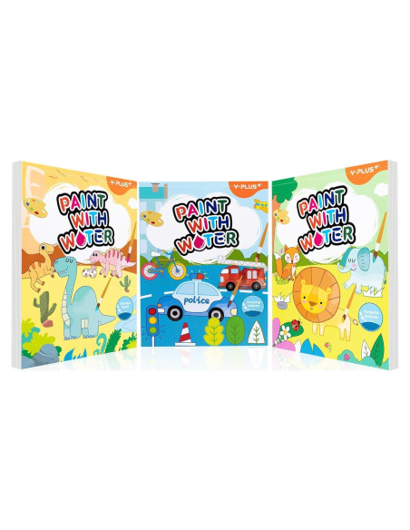 Libro para Colorear YPLUS Acuarela 3 Temas para Niños Libro para Colorear YPLUS Acuarela 3 Temas para Niños
