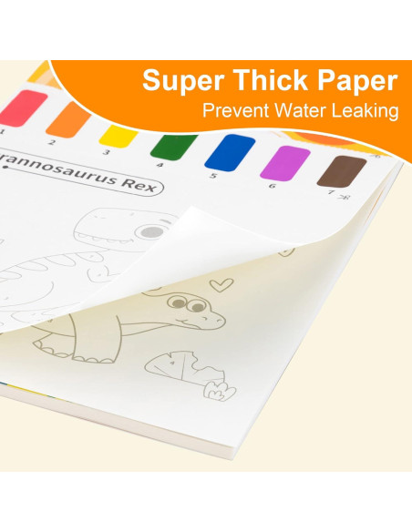Libro de Pintura Acuarela YPLUS para Niños 1-3 Años Libro de Pintura Acuarela YPLUS para Niños 1-3 Años