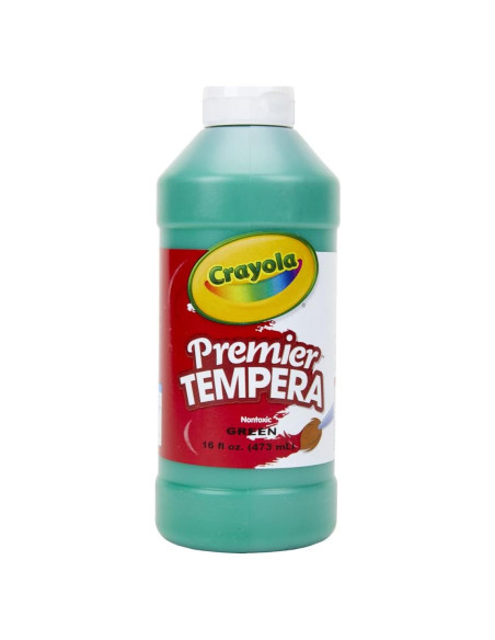 Pintura Tempera Crayola Premier Verde 473ml para Niños Pintura Tempera Crayola Premier Verde 473ml para Niños