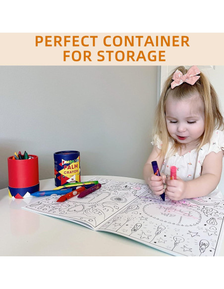 Crayones Jumbo Lebze 24 Colores No Tóxicos para Niños Crayones Jumbo Lebze 24 Colores No Tóxicos para Niños
