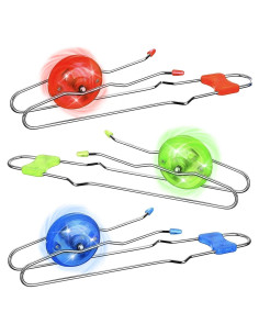 Juguete Giroscópico Jishi 3 Piezas Luz LED 5.5cm