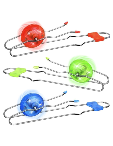 Juguete Giroscópico Jishi 3 Piezas Luz LED 5.5cm Juguete Giroscópico Jishi 3 Piezas Luz LED 5.5cm