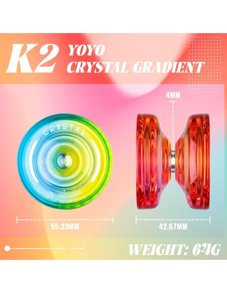 Yoyo MAGICYOYO K2 Paquete de 3 para Niños y Adultos Yoyo MAGICYOYO K2 Paquete de 3 para Niños y Adultos