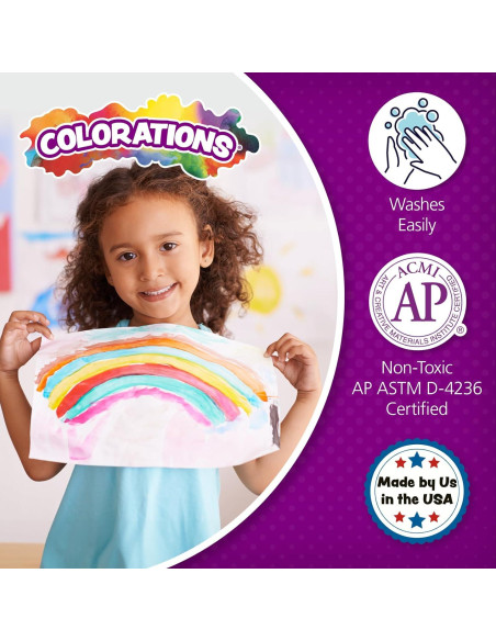 Pintura Tempera Lavable Coloraciones 6 Colores 240 ml Pintura Tempera Lavable Coloraciones 6 Colores 240 ml