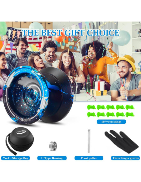 Yoyo WATIEOBOO M18 Profesional de Metal para Niños y Adultos Yoyo WATIEOBOO M18 Profesional de Metal para Niños y Adultos