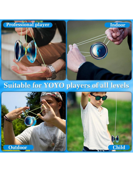 Yoyo WATIEOBOO M18 Profesional de Metal para Niños y Adultos Yoyo WATIEOBOO M18 Profesional de Metal para Niños y Adultos