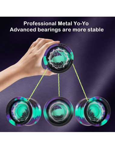 Yoyo WATIEOBOO C130 Profesional Metal para Trucos
