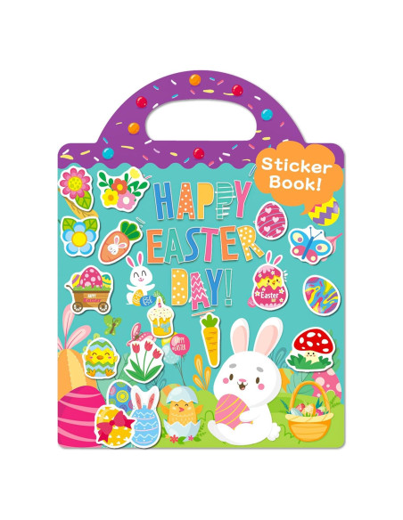 Libros de Pegatinas Reutilizables Benresive Pascua 46 Piezas Libros de Pegatinas Reutilizables Benresive Pascua 46 Piezas