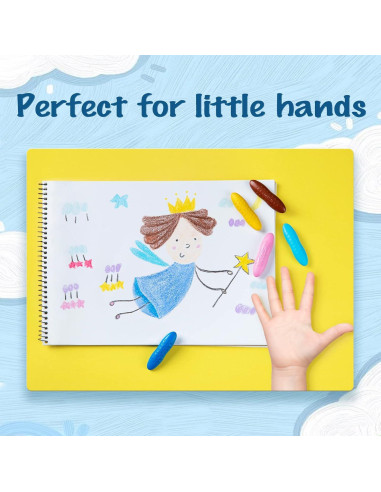 Crayones YPLUS para Niños 24 Colores No Tóxicos