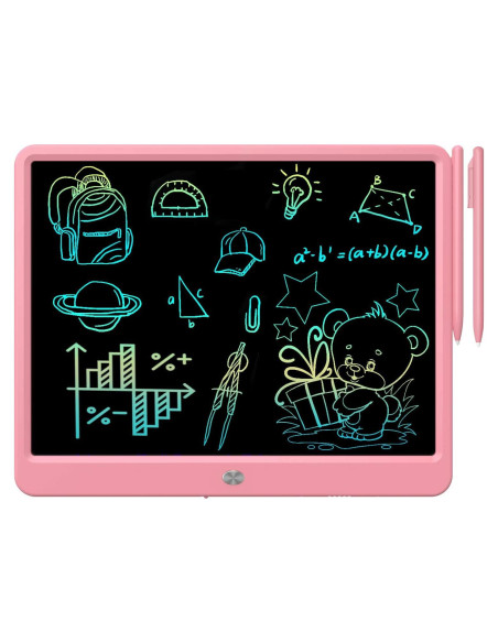Tableta de Escritura LCD FLUESTON 15" Rosa para Niños Tableta de Escritura LCD FLUESTON 15" Rosa para Niños