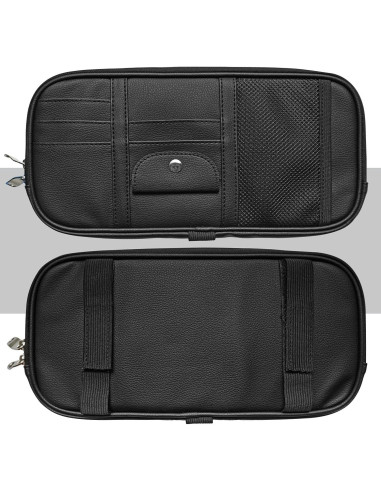 Organizador de Visera de Auto Da by - Bolsa Multiusos Negro