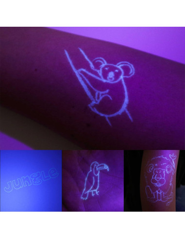BONNYCO Paquete 32 bolígrafos tinta invisible y cuaderno