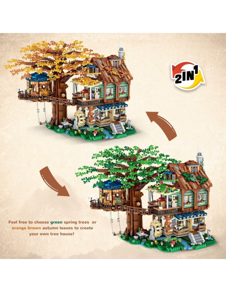 Juego de Bloques Casa del Árbol Shantou 4761 Piezas Adultos Juego de Bloques Casa del Árbol Shantou 4761 Piezas Adultos