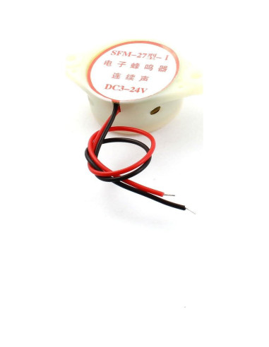 Zumbador Electrónico uxcell SFM-27-I 3-24V 30mA 80dB