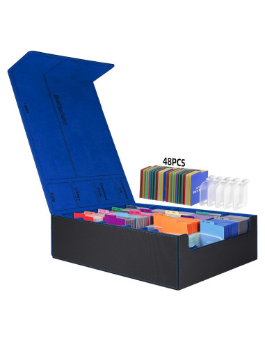 Caja de Almacenamiento de Cartas AFIING 3800+ con Divisores