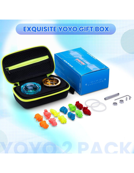 MAGICYOYO Paquete de 2 Yoyos Profesionales para Niños