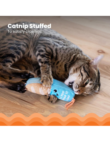 Juguete para Gatos Catstages Loaf Kicker con Hierba Gatera