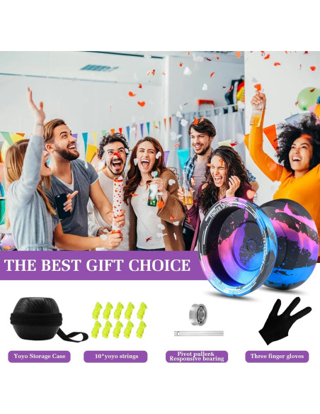 Yo-Yo Profesional FETESNICE Y26 - Modo Dual y Accesorios Yo-Yo Profesional FETESNICE Y26 - Modo Dual y Accesorios