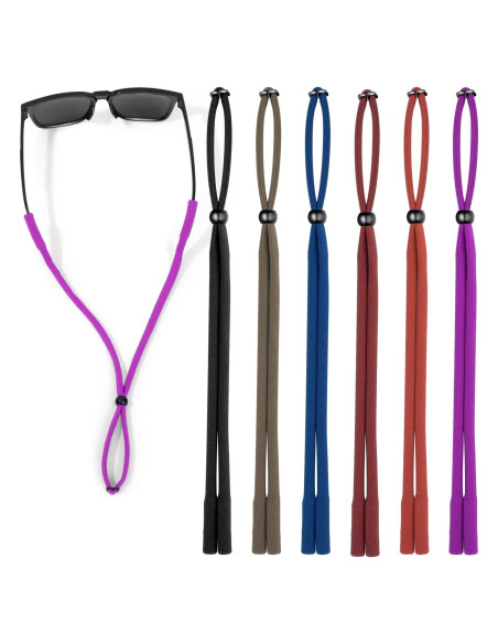 Correa para Gafas 6 PCS Ajustable Nylon Spandex Multicolor Correa para Gafas 6 PCS Ajustable Nylon Spandex Multicolor
