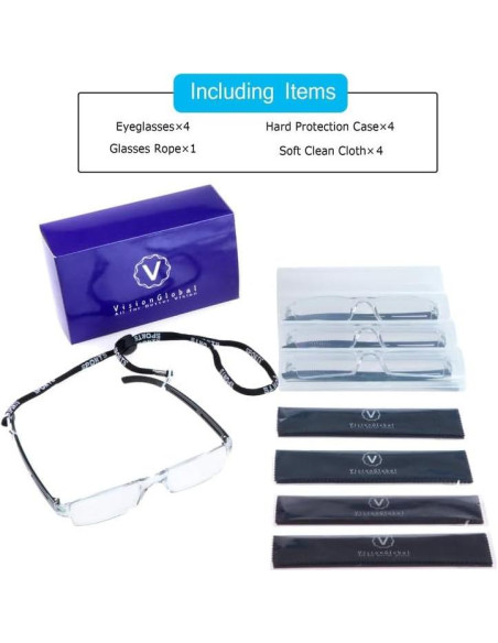 Gafas de Lectura LifeArt +3.00 Luz Azul Rectangulares Gafas de Lectura LifeArt +3.00 Luz Azul Rectangulares