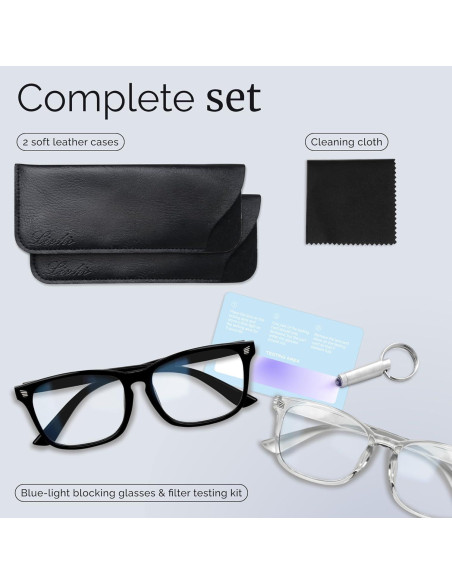 Gafas de Luz Azul LIVHO 8082 - Protección 99% UV para Ojos Gafas de Luz Azul LIVHO 8082 - Protección 99% UV para Ojos