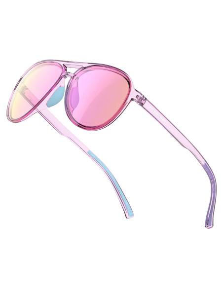 Gafas de sol vintage polarizadas Lasiyanor UV400 TR-90 Gafas de sol vintage polarizadas Lasiyanor UV400 TR-90
