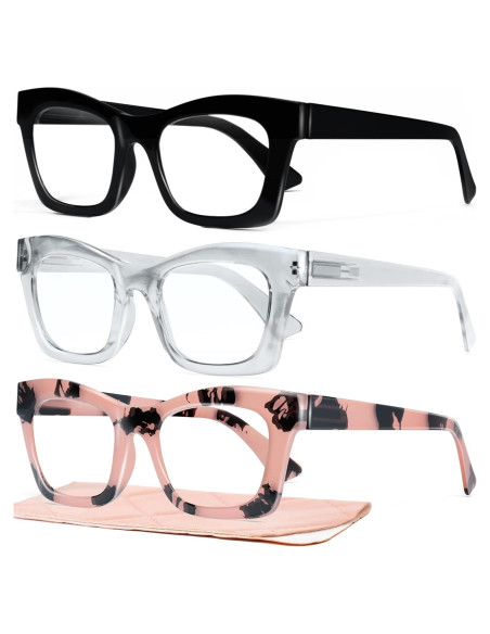 Gafas de Lectura CCVOO 6 Pack Mujeres Luz Azul 4.0x Gafas de Lectura CCVOO 6 Pack Mujeres Luz Azul 4.0x