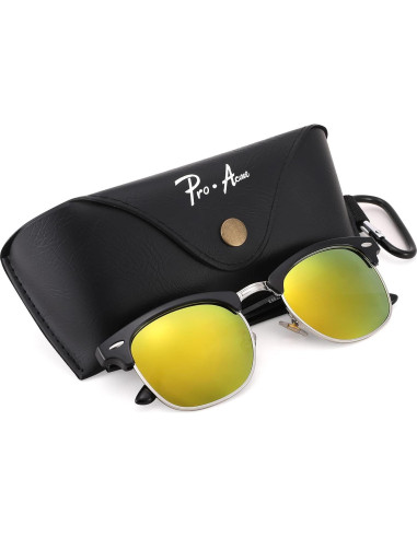 Gafas de sol polarizadas Pro Acme UV 400 unisex semi-rimless