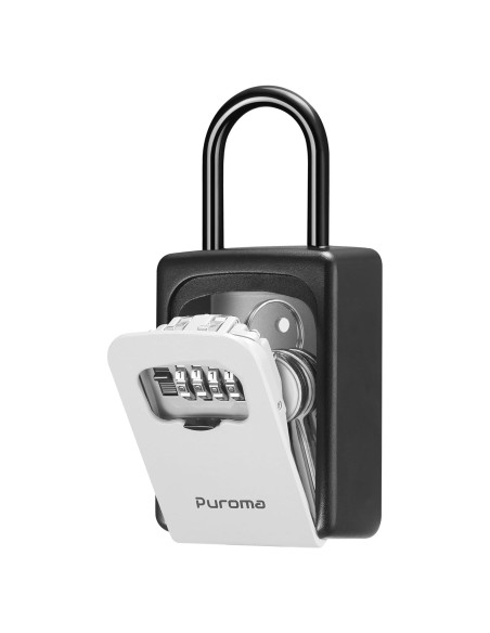 Caja de Llave Puroma Grande con Combinación Reajustable Gris Caja de Llave Puroma Grande con Combinación Reajustable Gris