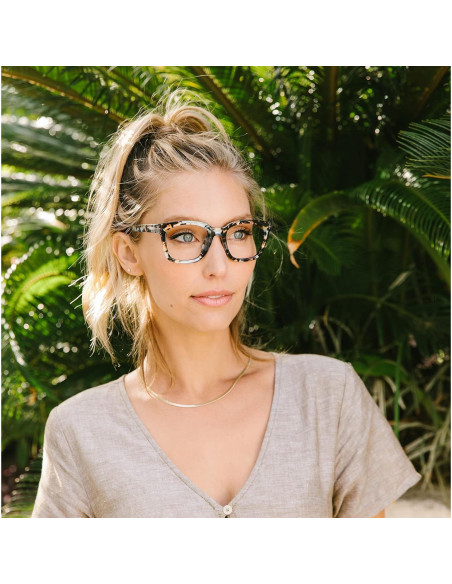 Gafas de Lectura Peepers Cuadradas Luz Azul 3.5x Cuarzo Azul Gafas de Lectura Peepers Cuadradas Luz Azul 3.5x Cuarzo Azul