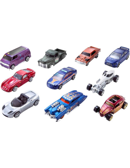 Juego de Pista Hot Wheels Builder Lata de Combustible 14 Piezas + 10 Autos 1:64 Juego de Pista Hot Wheels Builder Lata de Combustible 14 Piezas + 10 Autos 1:64