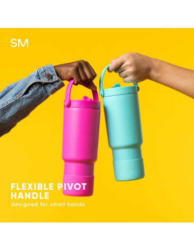 Vaso Simple Modern Trek Pivot 710ml con Asa y Popote