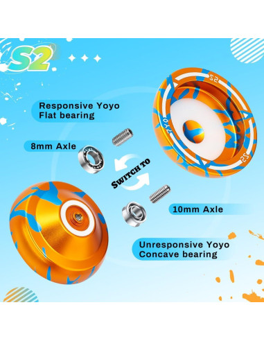 Yoyo Profesional S2 - Doble Función y Accesorios Incluidos