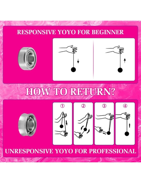 Yoyo Profesional YOYOSTUDIO H17 Doble Función con Accesorios Yoyo Profesional YOYOSTUDIO H17 Doble Función con Accesorios
