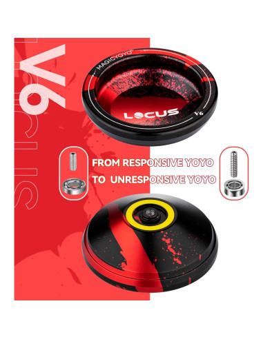 Yoyo Profesional MAGICYOYO V6 Locus para Niños y Adultos