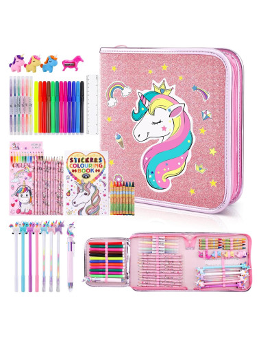 Juego de Marcadores Aromatizados MAIGOZON 53 Piezas Unicornio