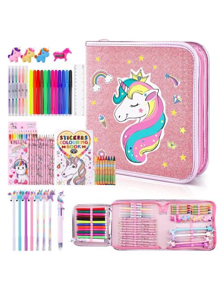 Juego de Marcadores Aromatizados MAIGOZON 53 Piezas Unicornio Juego de Marcadores Aromatizados MAIGOZON 53 Piezas Unicornio